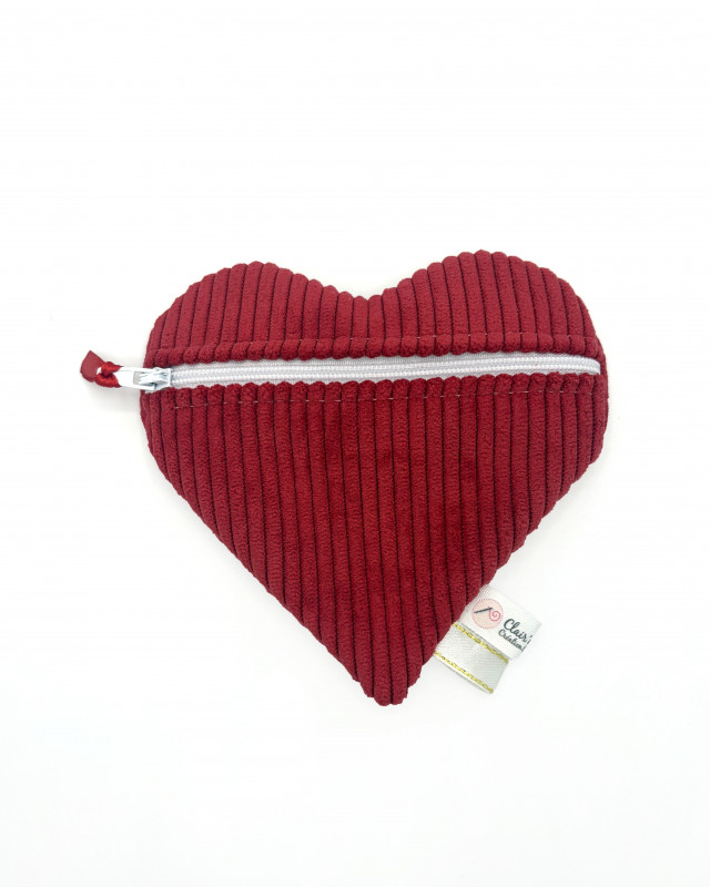 Clair'ette Astuces - Heart-Shaped Pouches, Gift Bags, Textiles