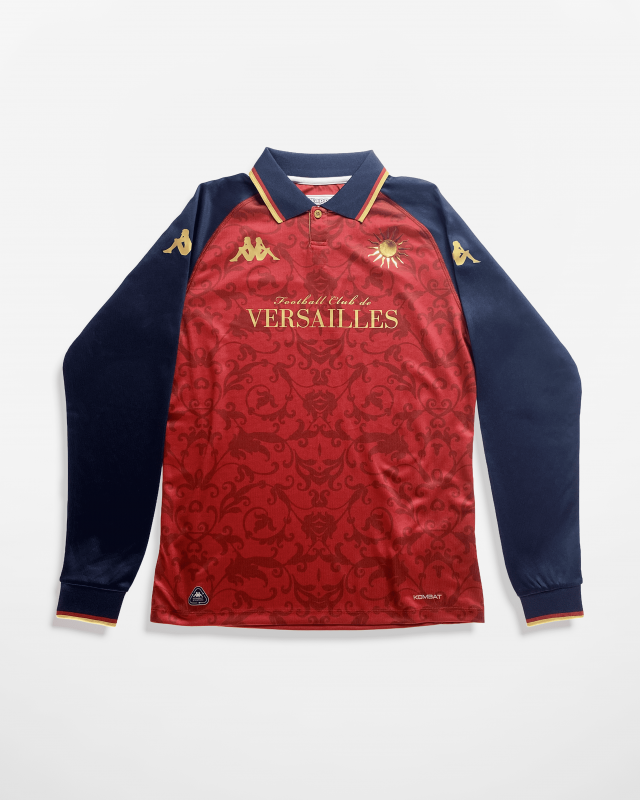 Maillot FC Versailles Longue Manches - Rouge sport football club textile