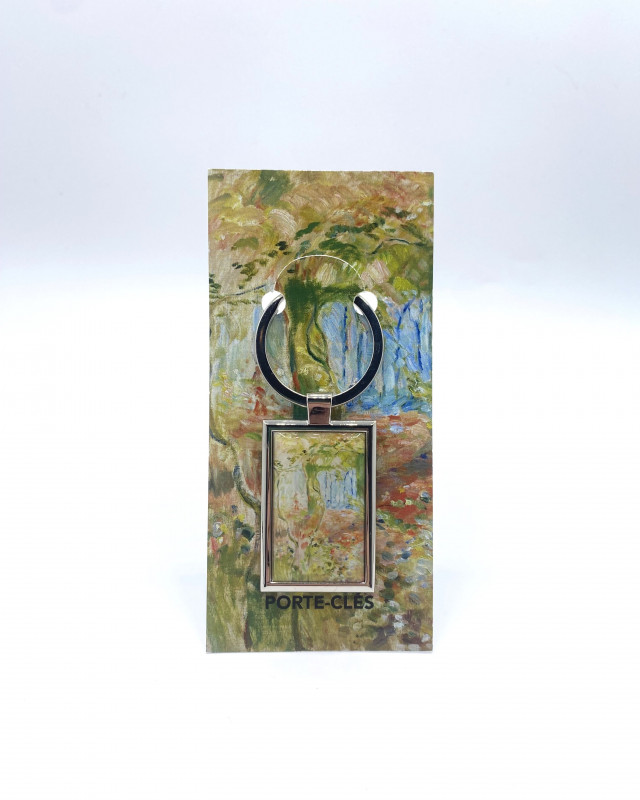 Porte-clé métal - Sous bois en Automne