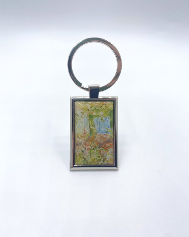 Porte-clé métal - Sous bois en Automne