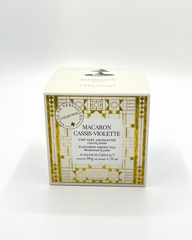 Thé Vert Macaron Cassis 25 sachets