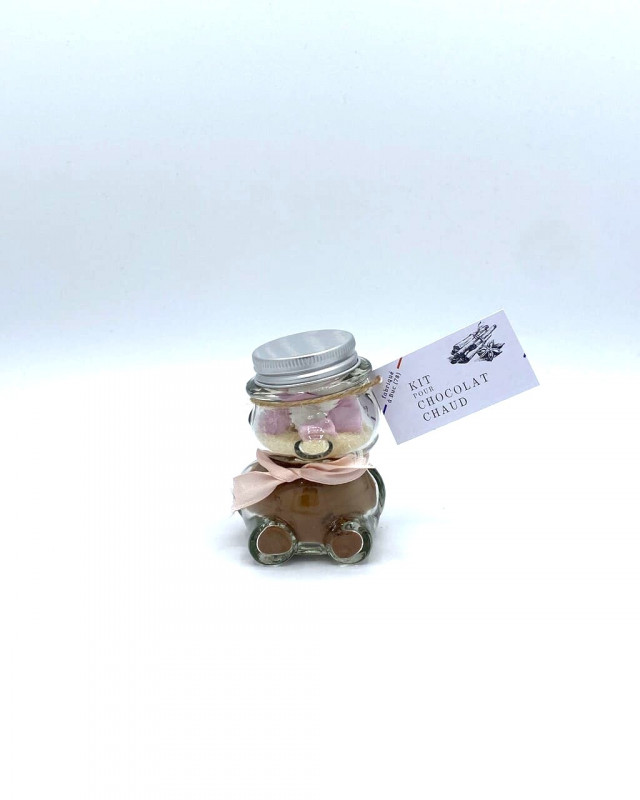 Vaï cuisine - Kit de préparation chocolat chaud 2 personnes, cadeau, saint valentin 