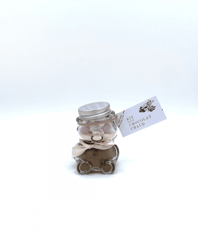 Vaï cuisine - Kit de préparation chocolat chaud 2 personnes, cadeau, saint valentin